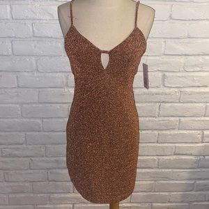 NWT Wild Fable Brown Women Mini Dress size M